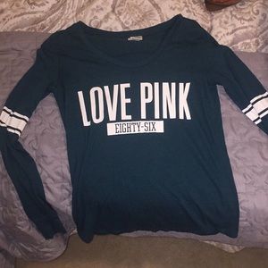 Dark teal Victoria’s Secret Long sleeve top